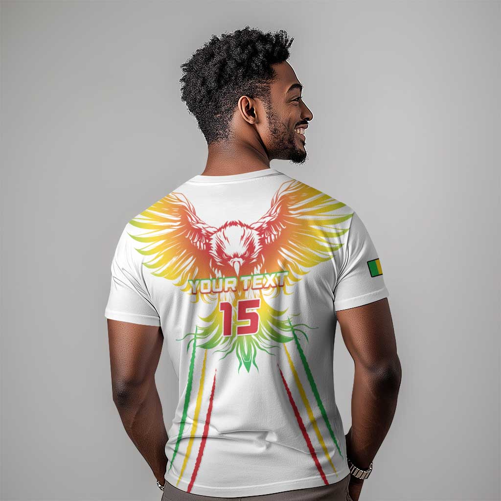 Mali Football Custom T shirt Go Eagles - White Color LT15