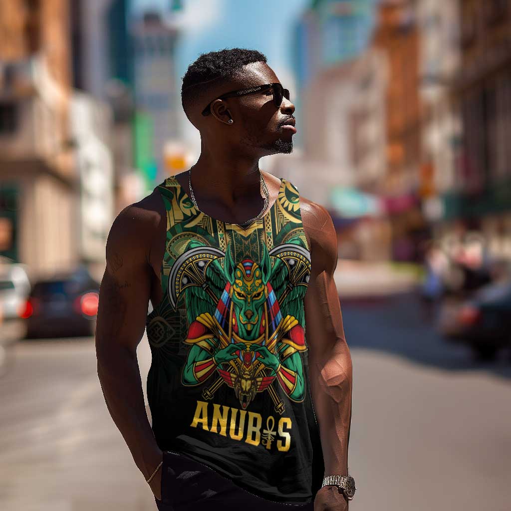 Ancient Egypt Men Tank Top Anubis Egyptian LT15