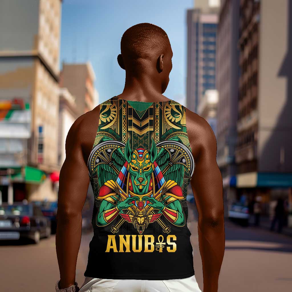 Ancient Egypt Men Tank Top Anubis Egyptian LT15