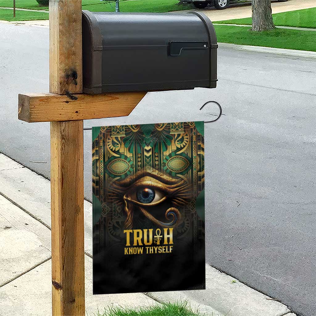 Egypt Eye of Horus Garden Flag Golden Ancient Egypt Pattern LT15
