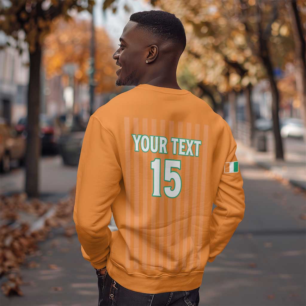 Custom Cote dIvoire Football Sweatshirt Les Elephants LT15