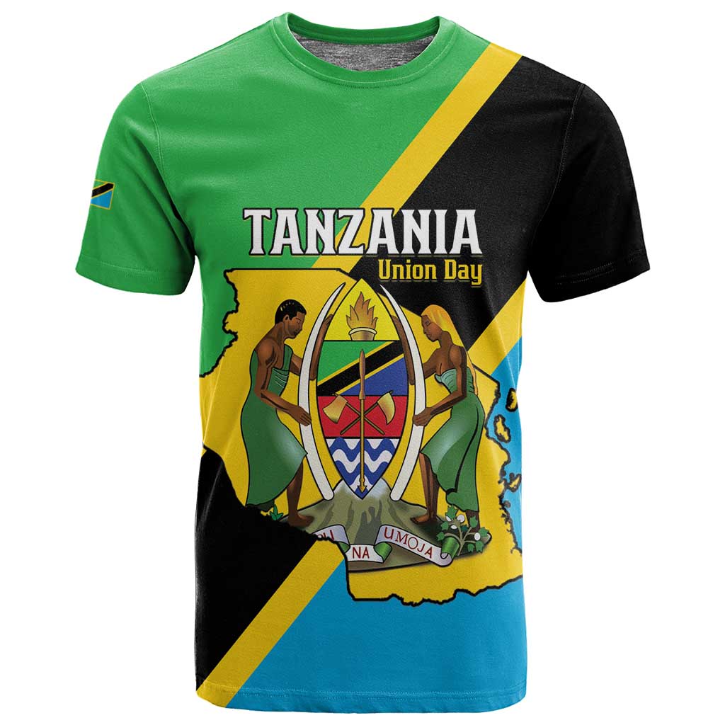 Personalised Afro Tanzania T shirt Happy Union Day LT15