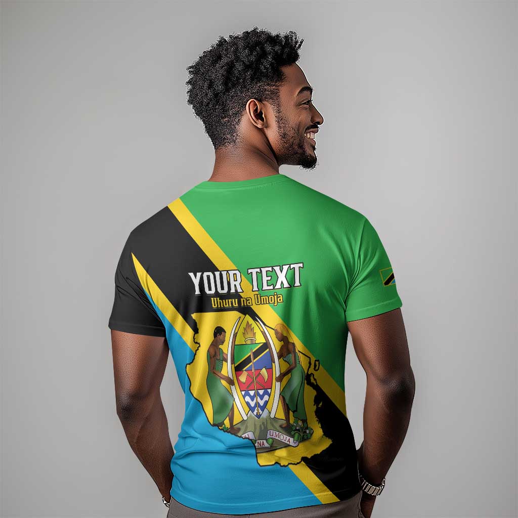 Personalised Afro Tanzania T shirt Happy Union Day LT15