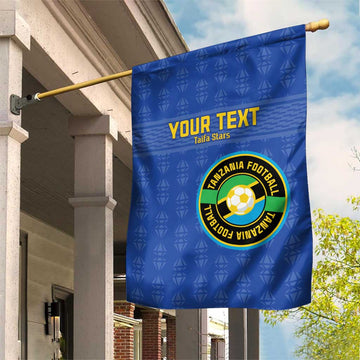 Custom Tanzania Football Garden Flag Taifa Stars Go Champions LT15
