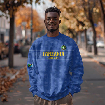 Custom Tanzania Football Sweatshirt Taifa Stars Go Champions LT15