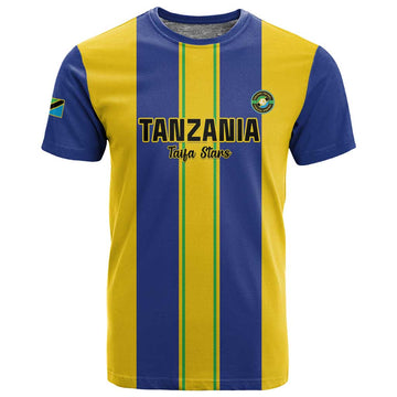 Custom Afro Tanzania Football T shirt We Are Champions LT15
