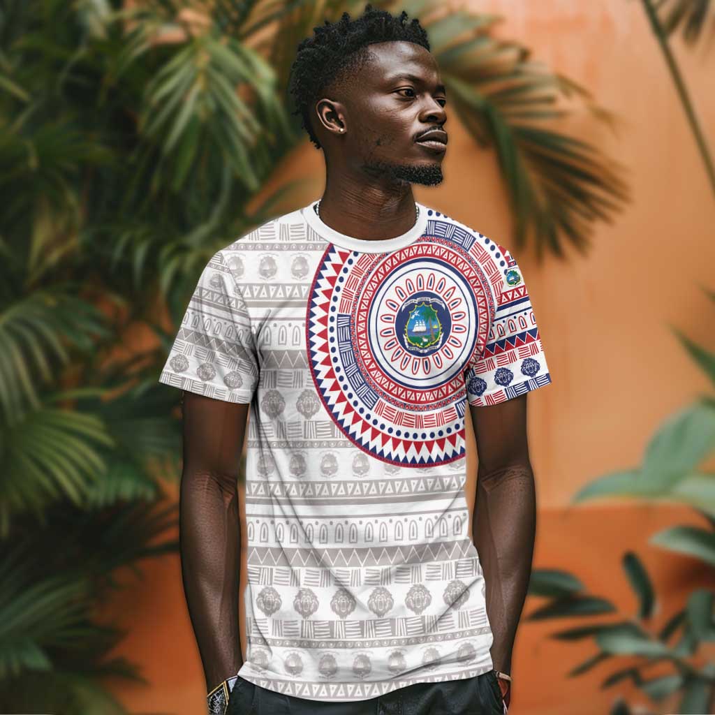 Liberia African Tribal Pattern T shirt Chest Arm Tattoo LT15