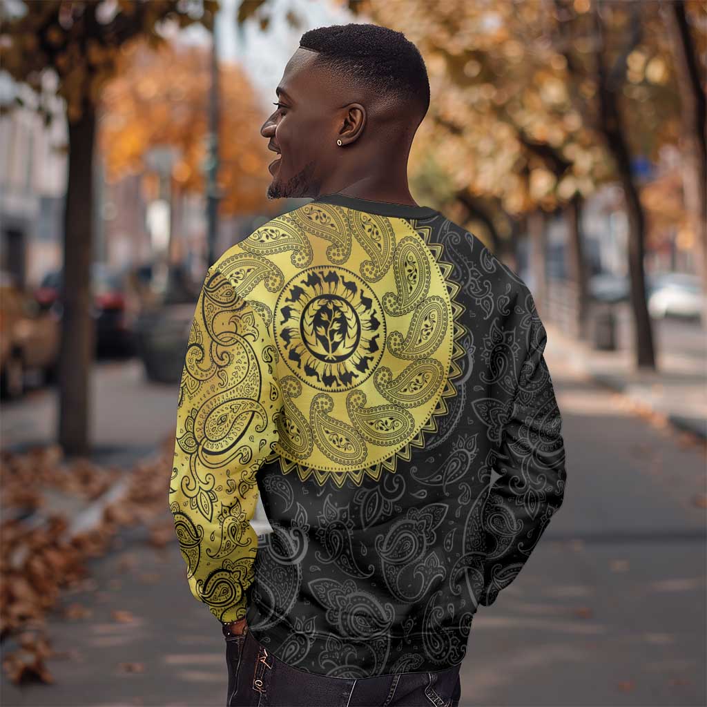 Eritrea African Tribal Mix Paisley Pattern Sweatshirt Chest Arm Tattoo LT15