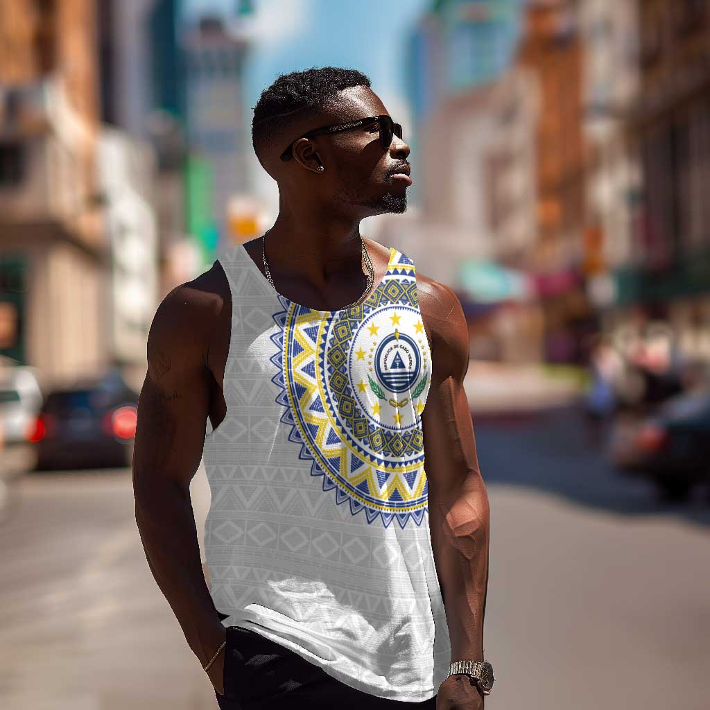 Cape Verde African Tribal Pattern Men Tank Top Chest Arm Tattoo LT15