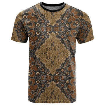 Madiba Nelson Mandela Batik T shirt Earthy Brown Indonesia Heritage LT15
