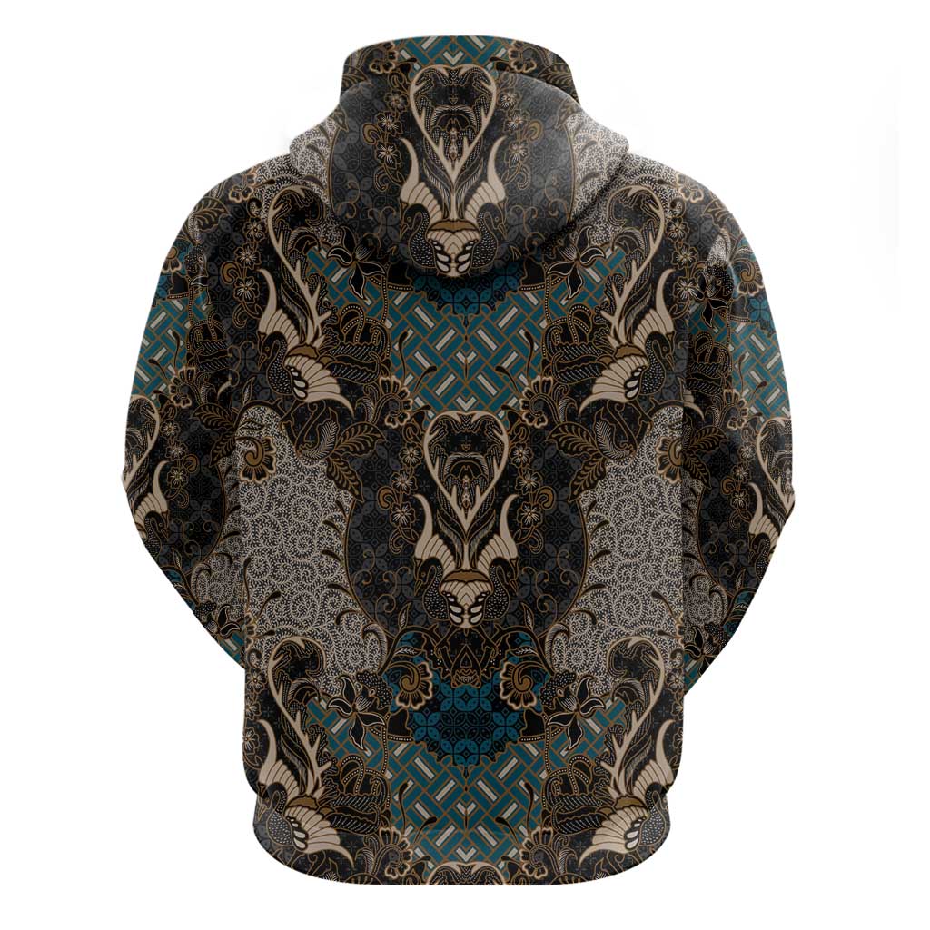 Madiba Nelson Mandela Hoodie Indonesia Batik Black LT15