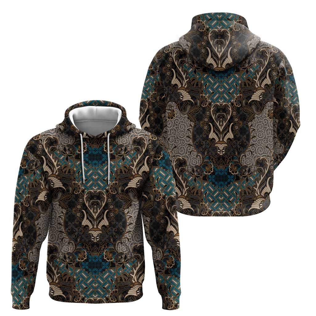 Madiba Nelson Mandela Hoodie Indonesia Batik Black LT15