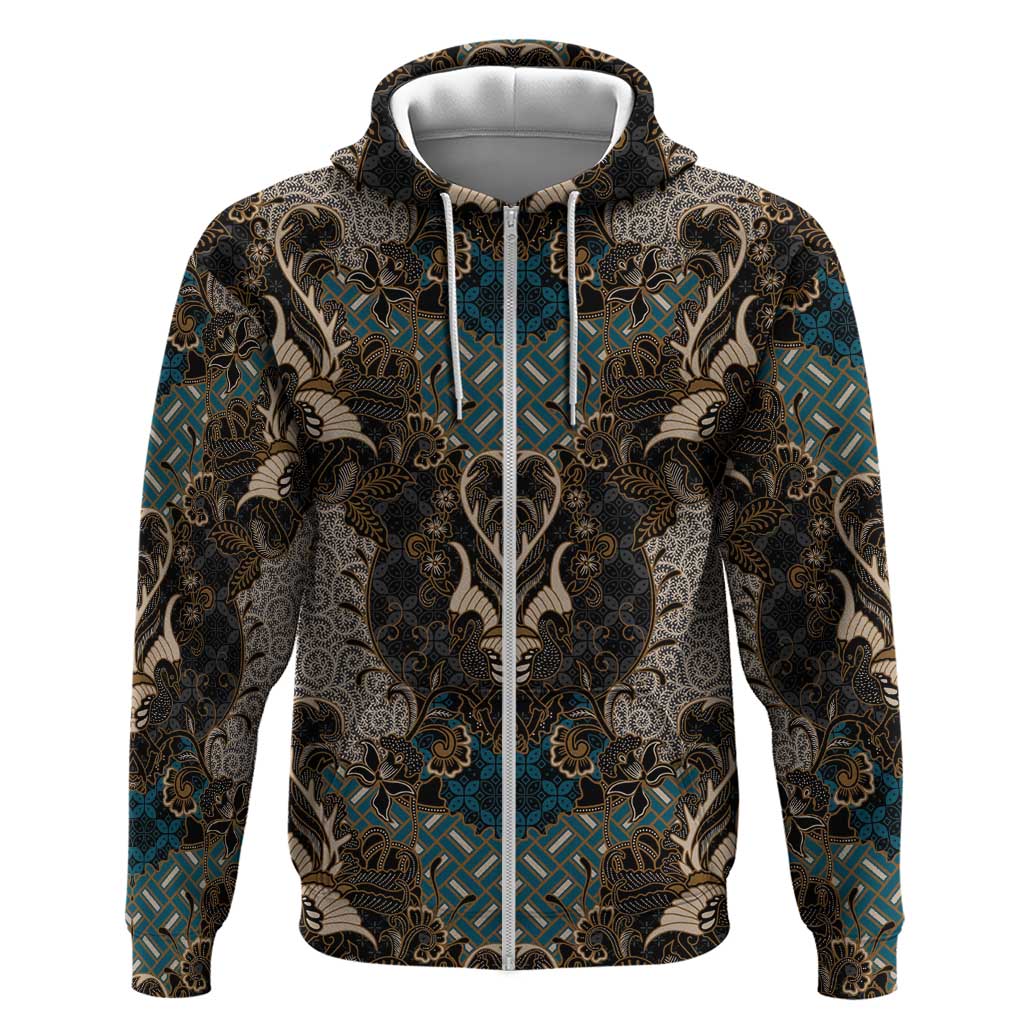 Madiba Nelson Mandela Hoodie Indonesia Batik Black LT15