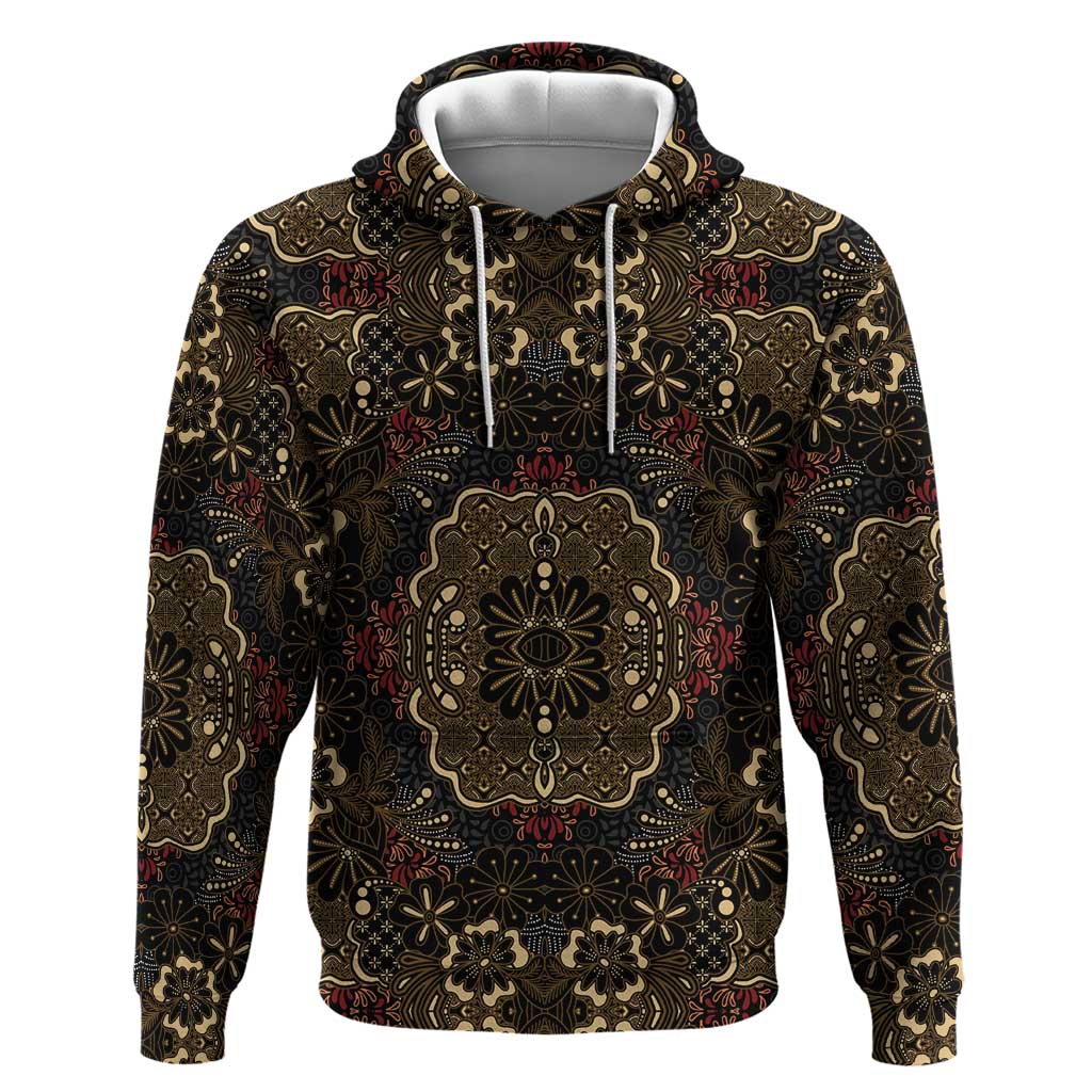 Indonesia Javanese Batik Hoodie Nelson Mandela Madiba Vintage Style LT15