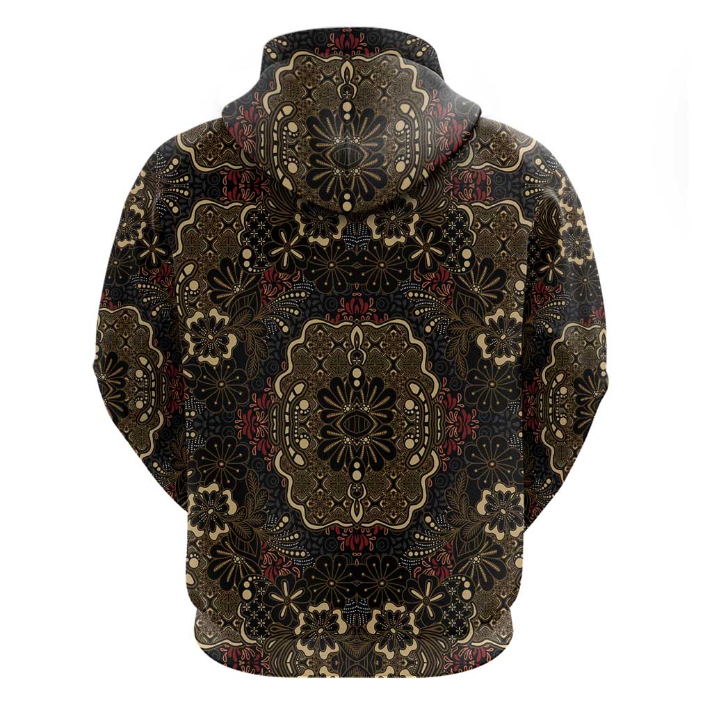 Indonesia Javanese Batik Hoodie Nelson Mandela Madiba Vintage Style LT15