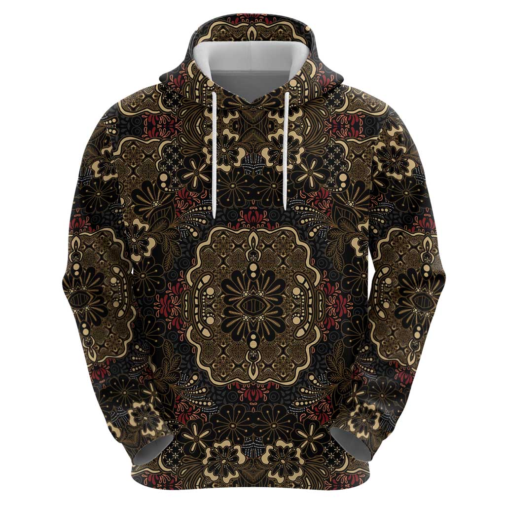 Indonesia Javanese Batik Hoodie Nelson Mandela Madiba Vintage Style LT15