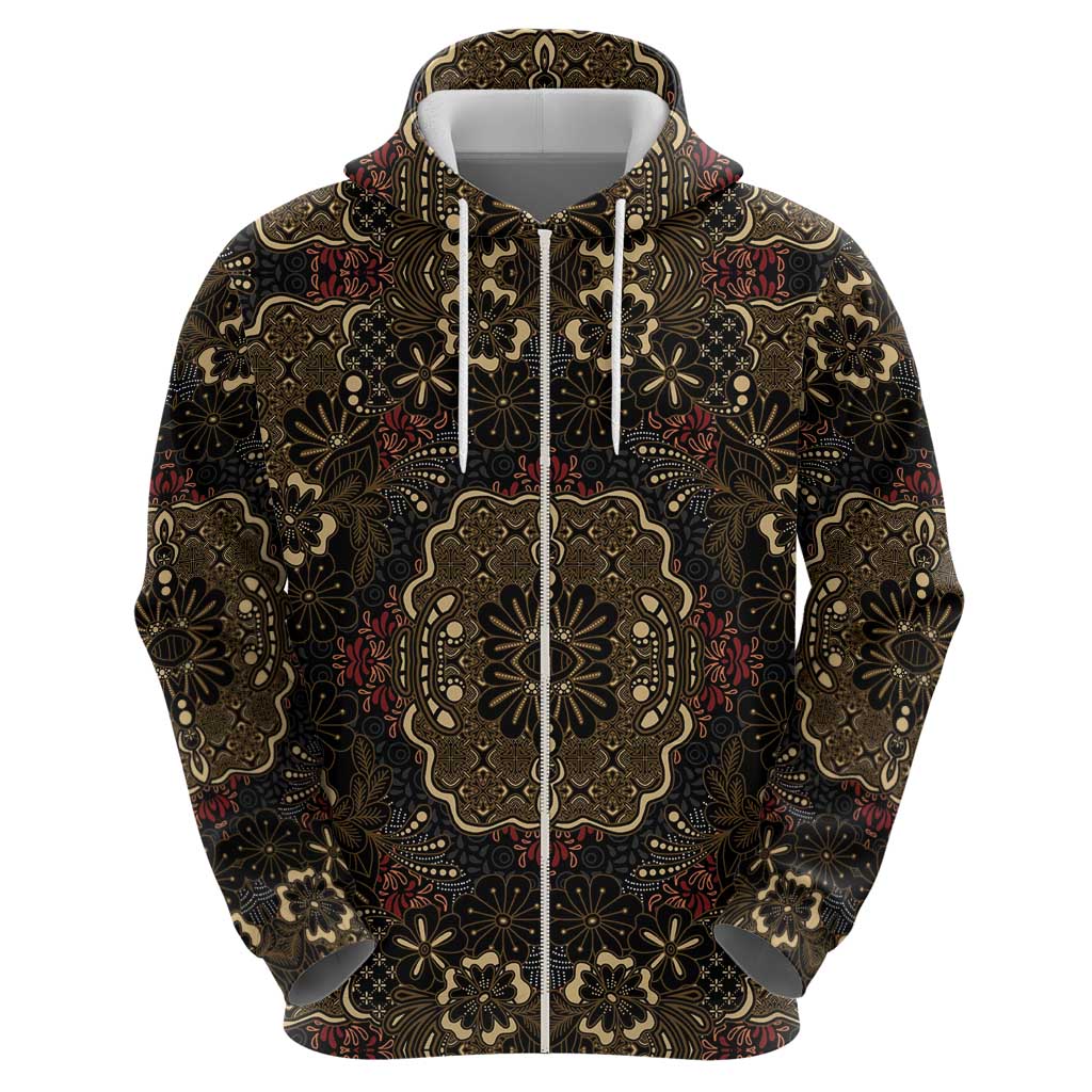 Indonesia Javanese Batik Hoodie Nelson Mandela Madiba Vintage Style LT15