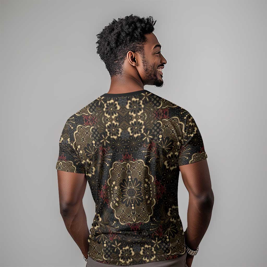 Indonesia Javanese Batik Nelson Mandela Madiba Vintage Style T shirt LT15