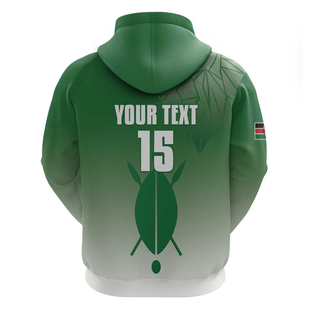 Custom Kenya Football Hoodie Go Champions Harambee Stars LT15