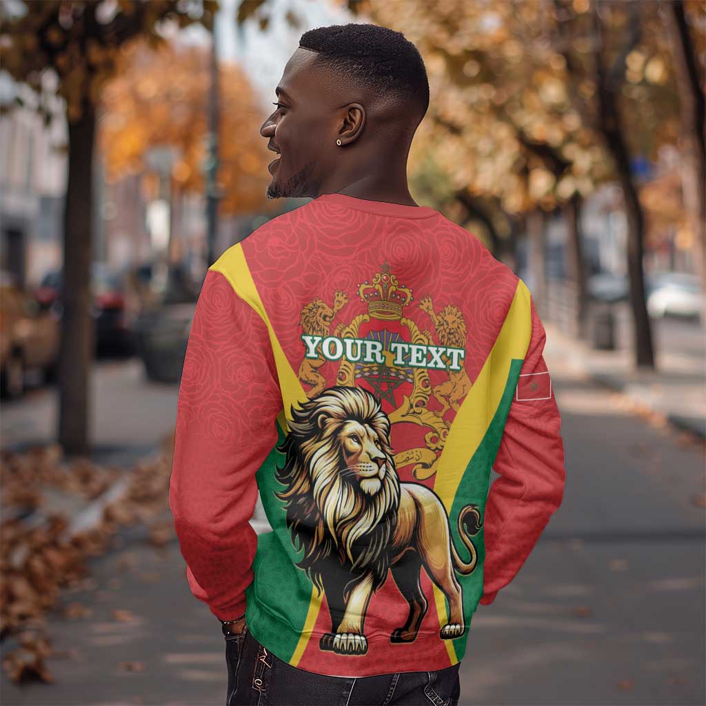 Personalised Morocco Sweatshirt Barbary Lion - Proclamation Day LT15