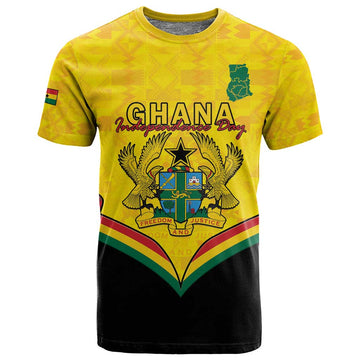 Personalised Afro Ghana T shirt 68th Anniversary Independence LT15