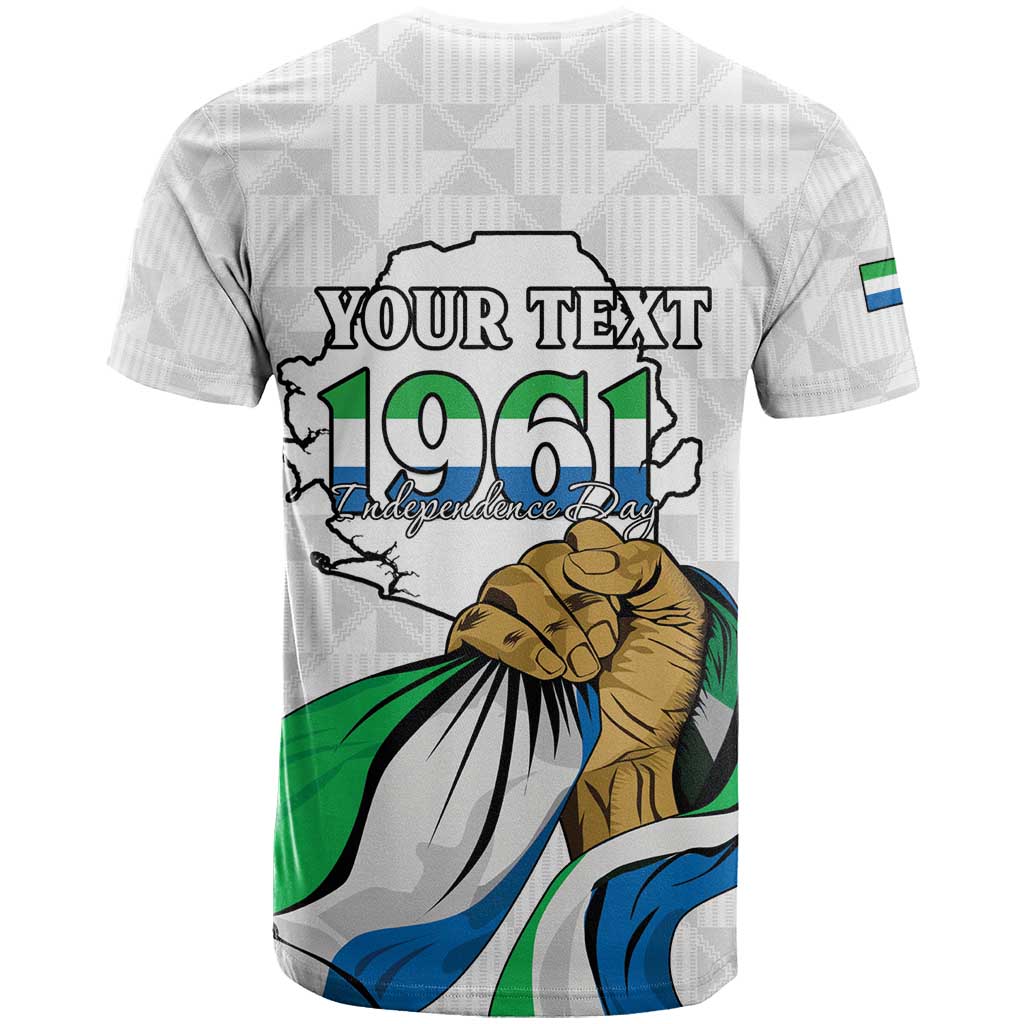 Personalised Happy Independence Sierra Leone T shirt April 27th LT15