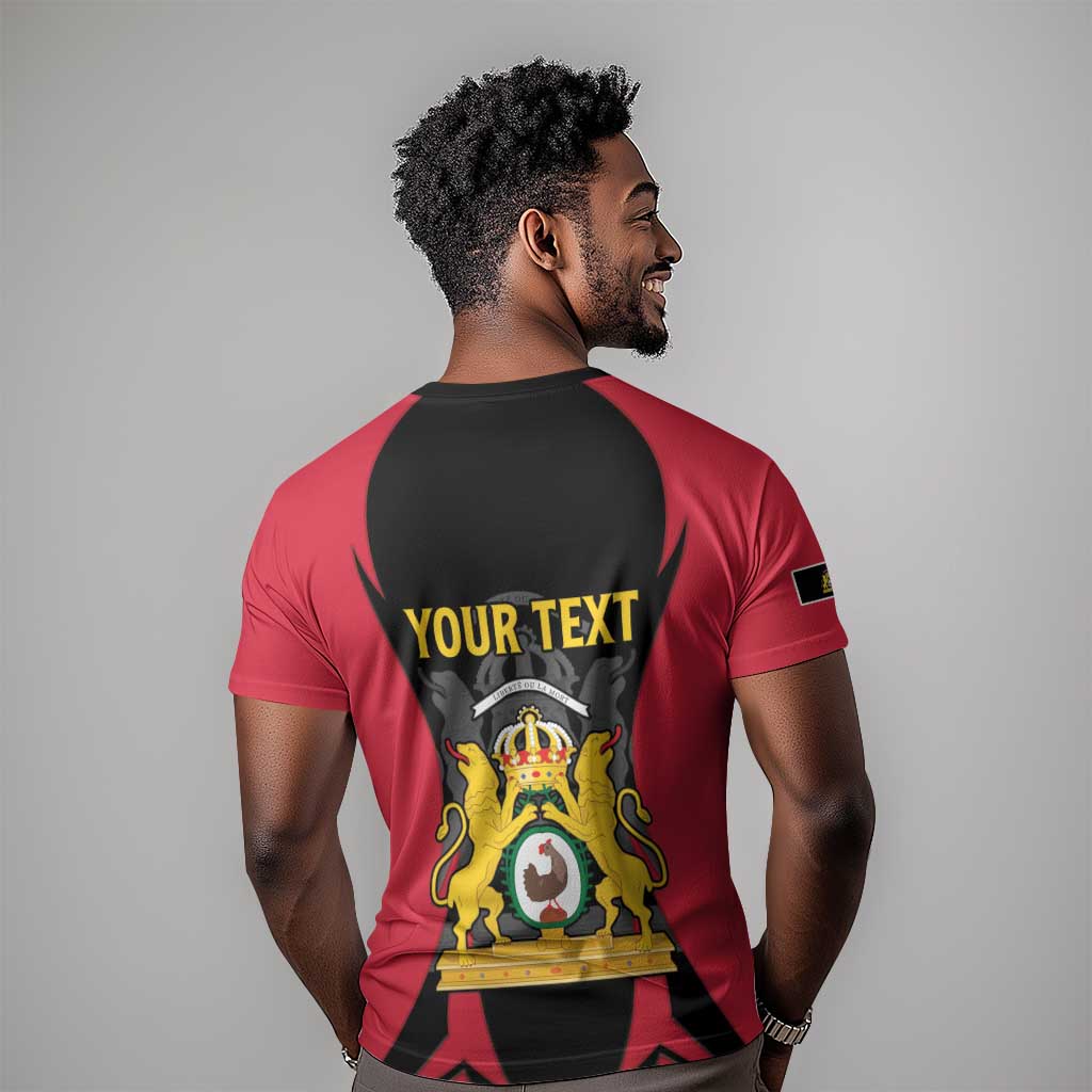 Personalised First Empire Of Haiti T shirt Coat Of Arms Sporty Style LT15