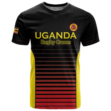 Jamhuri ya Uganda Rugby Custom T shirt Go Champions Cranes LT15