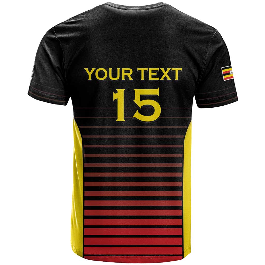 Jamhuri ya Uganda Rugby Custom T shirt Go Champions Cranes LT15