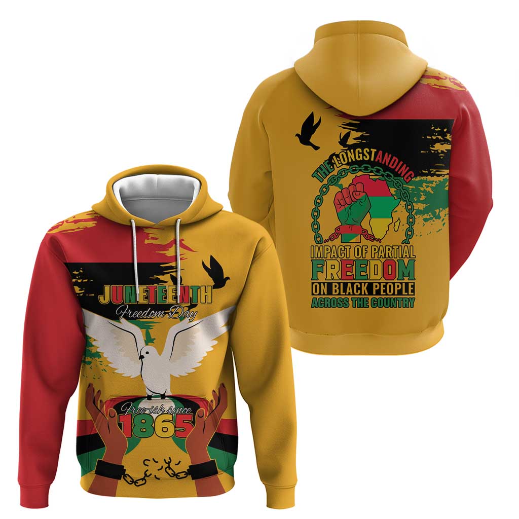 Juneteenth African American Hoodie Free-ish Since 1865 LT15