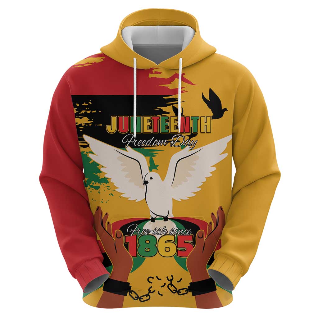 Juneteenth African American Hoodie Free-ish Since 1865 LT15