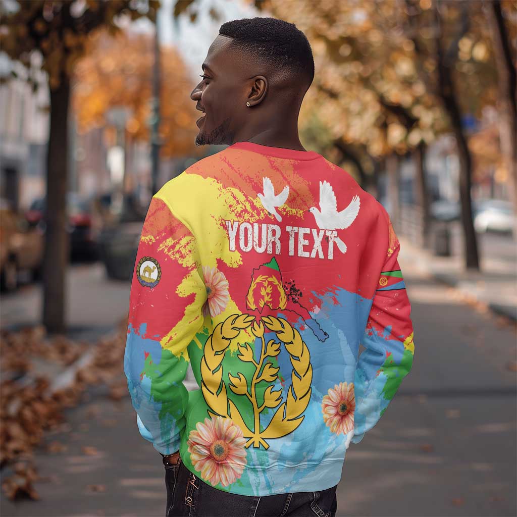 Personalised Eritrea Sweatshirt Happy Independence Day LT15