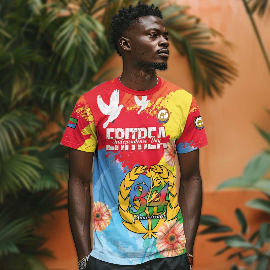 Personalised Eritrea T shirt Happy Independence Day LT15