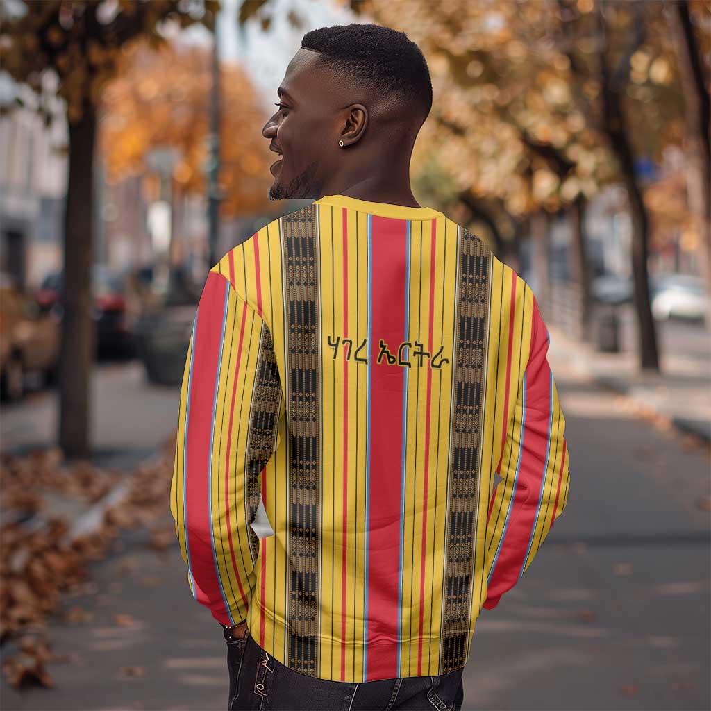 Eritrea Traditional Saho Mix Tilet Pattern Sweatshirt LT15
