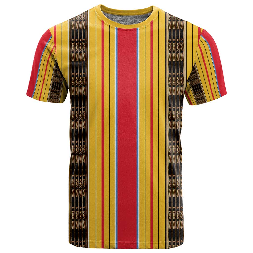 Eritrea Traditional Saho Mix Tilet Pattern T shirt LT15