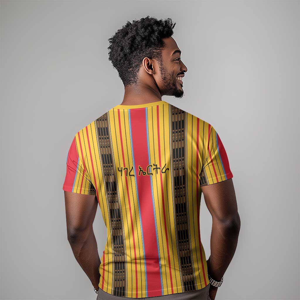 Eritrea Traditional Saho Mix Tilet Pattern T shirt LT15