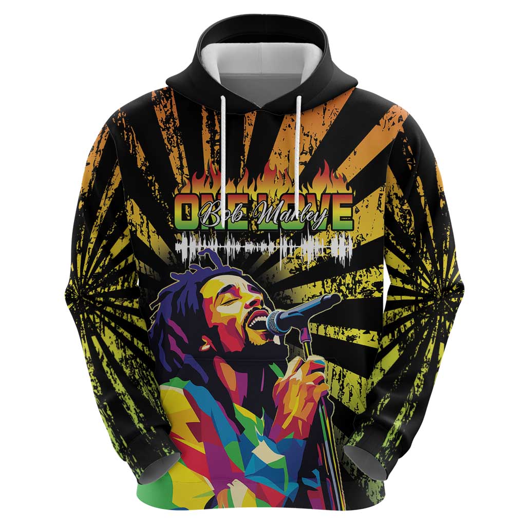 Reggae Legend Bob Hoodie Grunge Style LT15