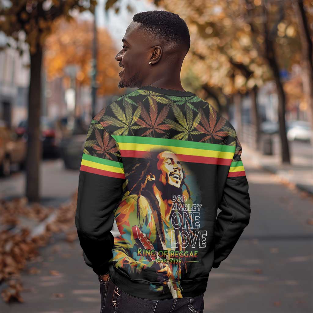Jamaica Legend Bob Birthday Sweatshirt Thank You For The Memories LT15