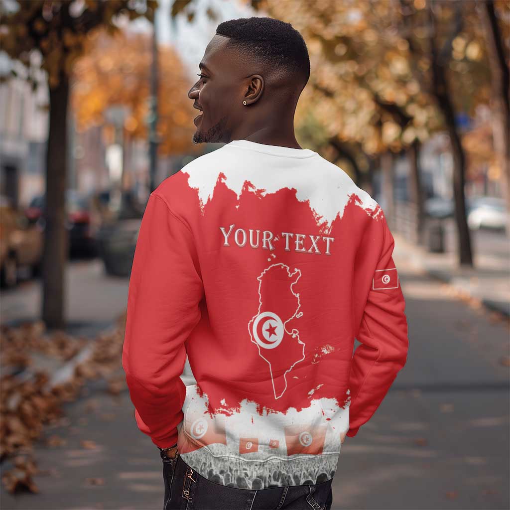 Personalized Afro Tunisia Sweatshirt Happy 69th Anniversary Independence LT15
