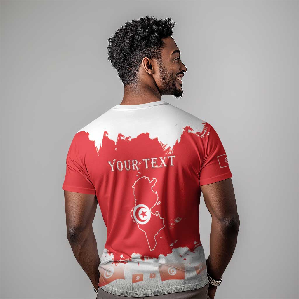 Personalized Afro Tunisia T shirt Happy 69th Anniversary Independence LT15