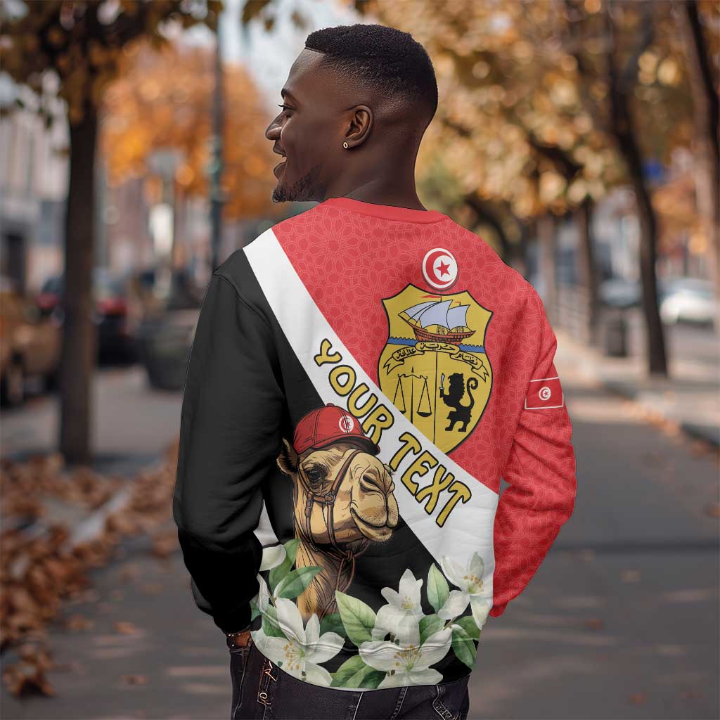 Personalized Afro Tunisia Sweatshirt Camelus Dromedarius With Jasmine LT15