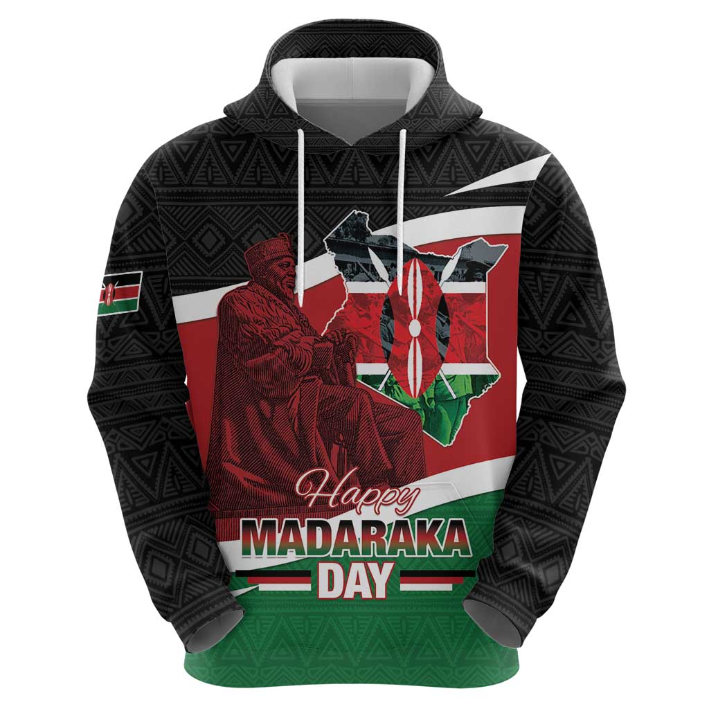 Happy Madaraka Day 2025 Hoodie Kenya Harambee LT15