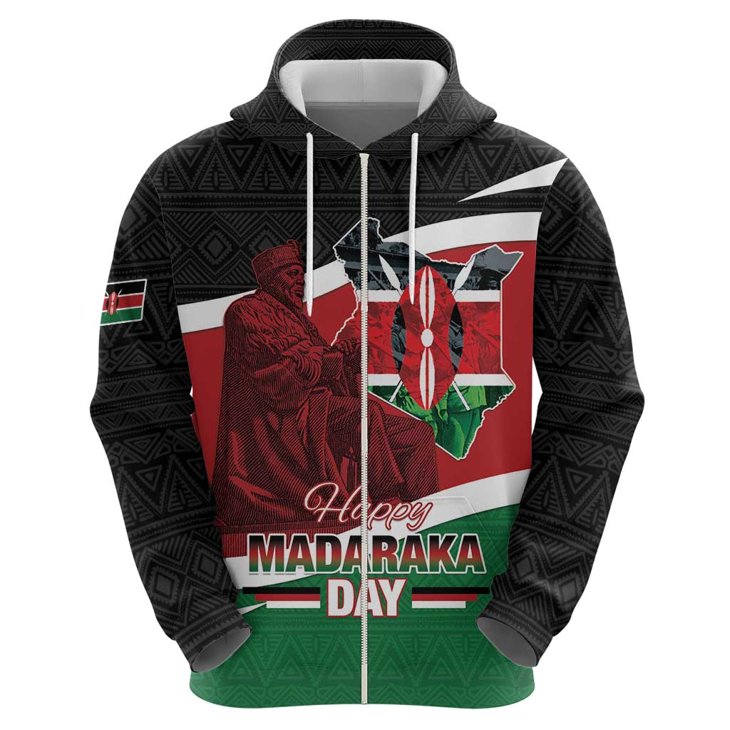 Happy Madaraka Day 2025 Hoodie Kenya Harambee LT15