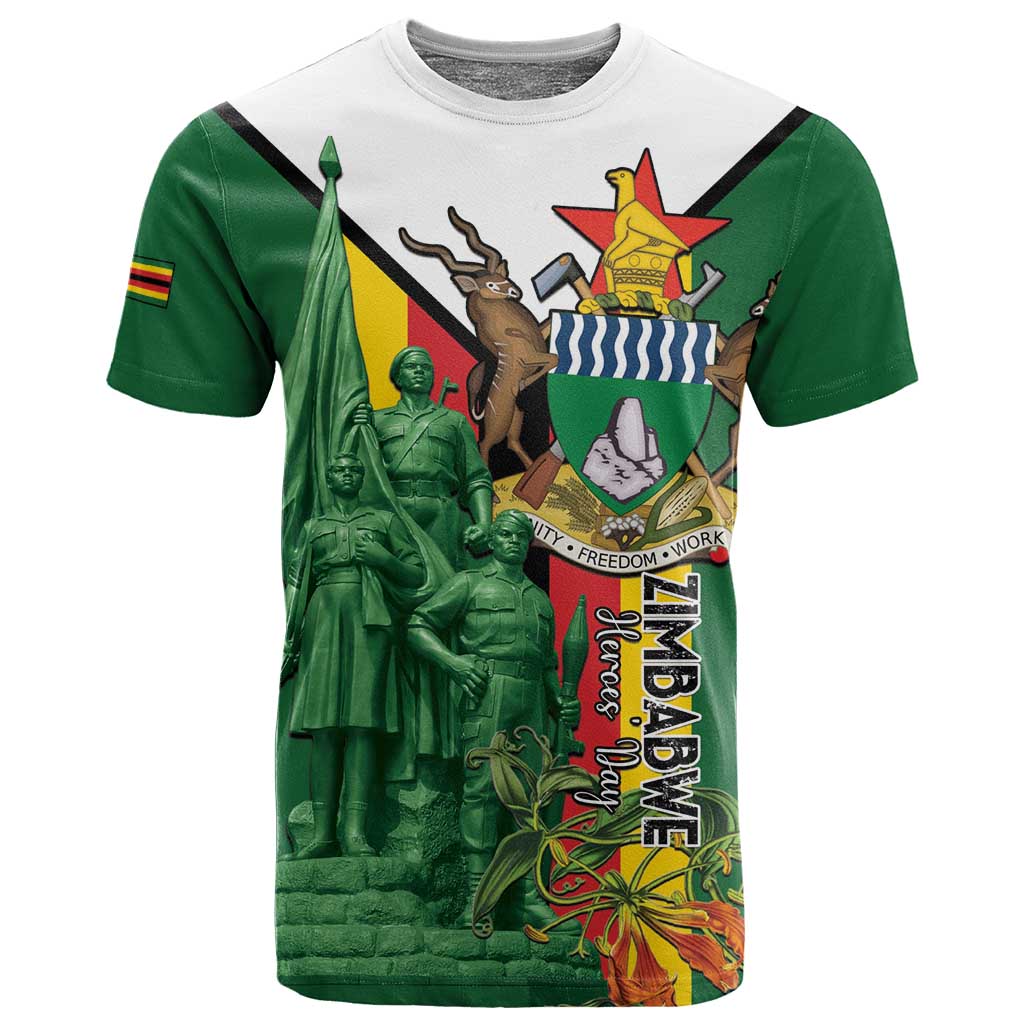 Personalized Zimbabwe Heroes' Day T shirt Nyika yeZimbabwe Monument - Coat Of Arms LT15