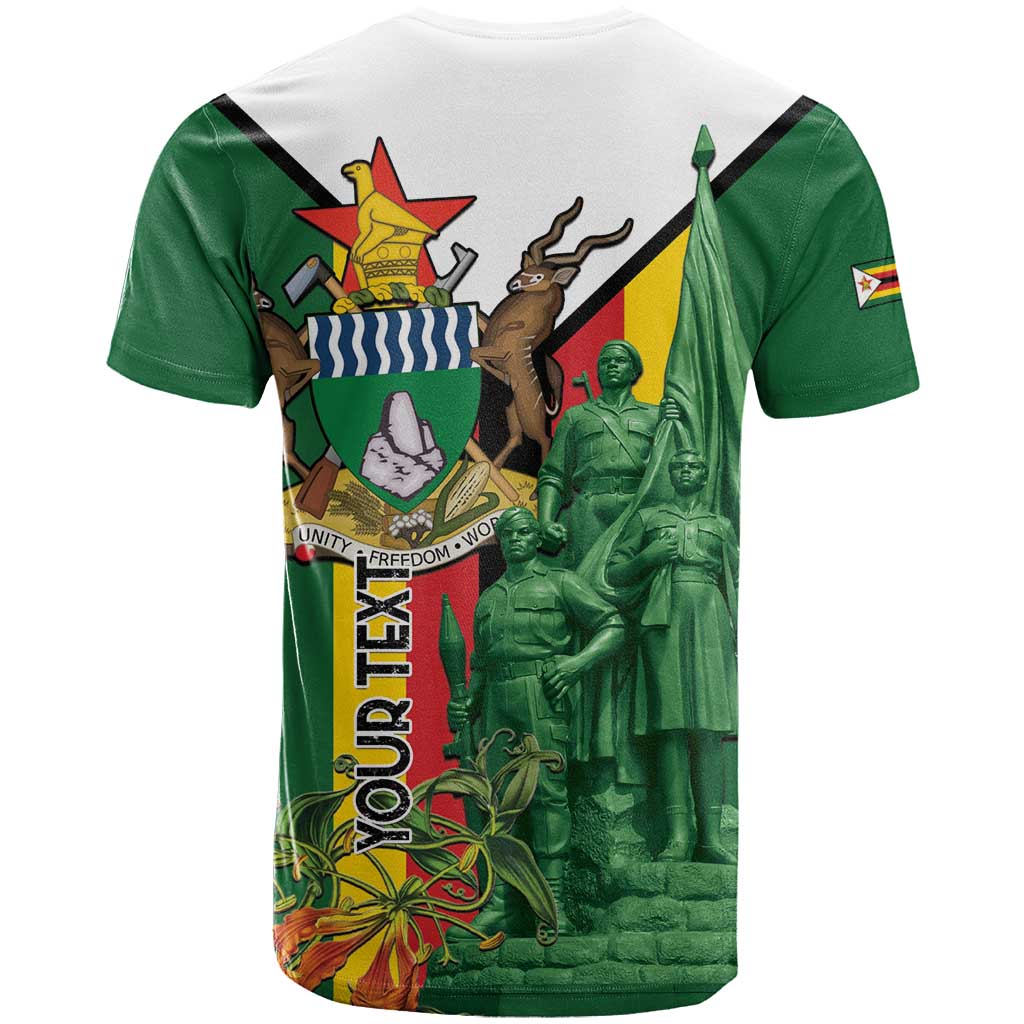 Personalized Zimbabwe Heroes' Day T shirt Nyika yeZimbabwe Monument - Coat Of Arms LT15