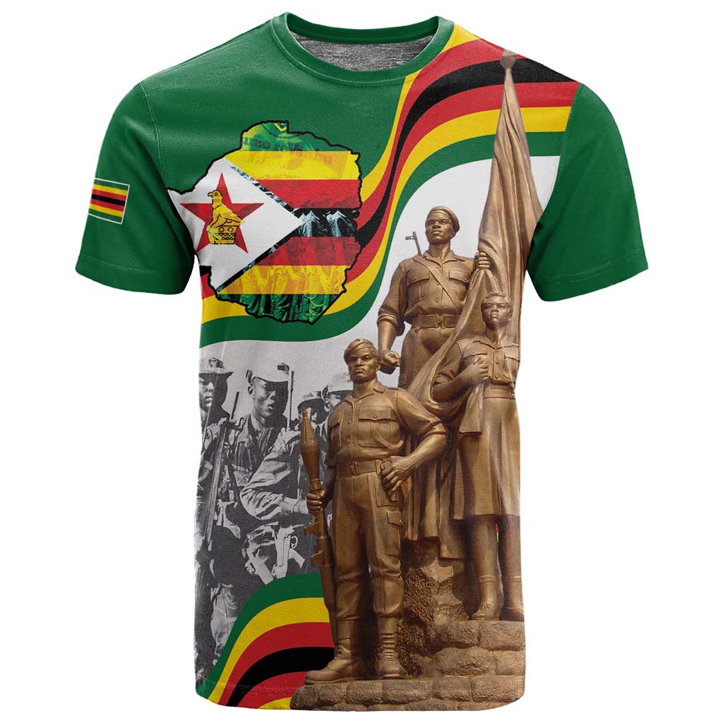 Happy Heroes Day Zimbabwe T shirt Unity Freedom Work LT15