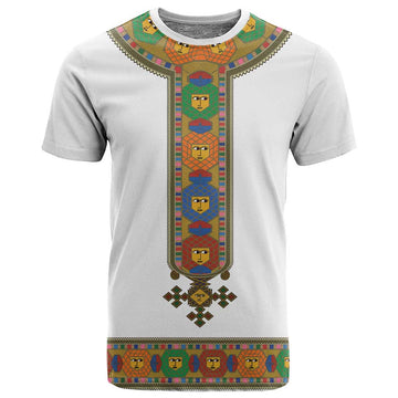 Ethiopia Saba Kemis Habesha Style T shirt LT15