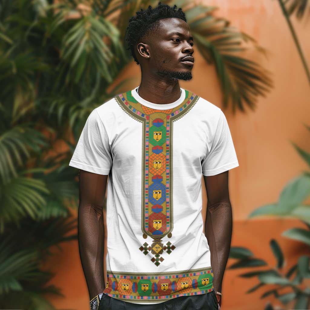 Ethiopia Saba Kemis Habesha Style T shirt LT15