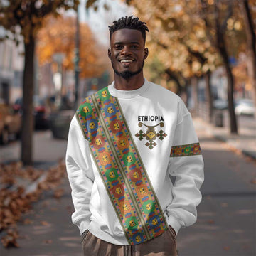 Ethiopia Saba Kemis Sash Style Sweatshirt LT15
