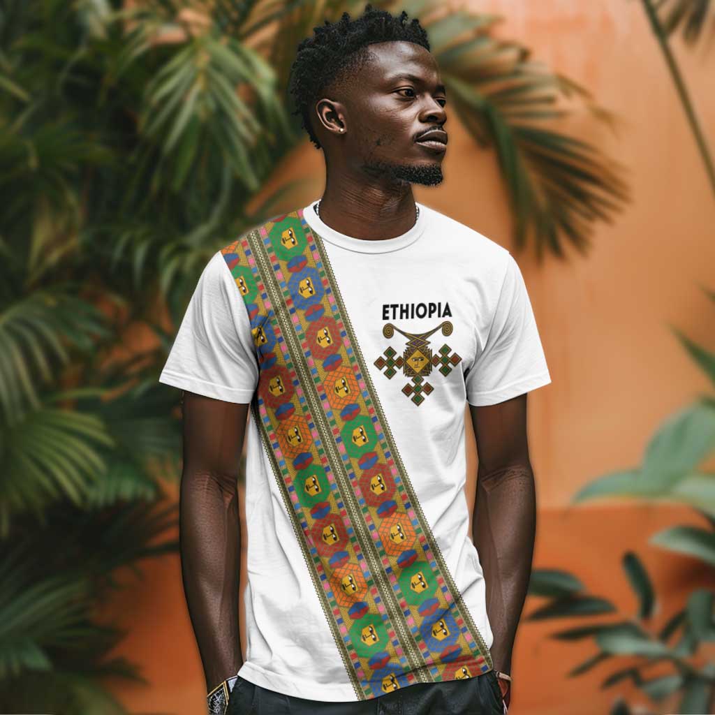 Ethiopia Saba Kemis Sash Style T shirt LT15